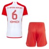 Maillot de Supporter FC Bayern Munich Joshua Kimmich 6 Domicile 2023-24 Pour Enfant